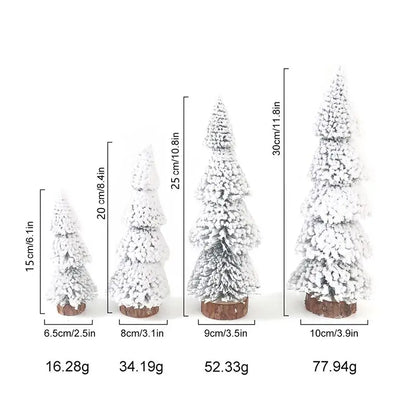 15-30Cm 1Pc Christmas Decoration Xmas Tree Small Cedar Pine for Home Room Decoration Party New Year Gifts 2025 Navidad Ornaments