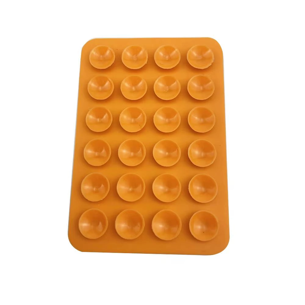 Double Side Silicone Suction Pad for Mobile Phone Fixture Suction Cup Backed Adhesive Silicone Rubber Sucker Pad