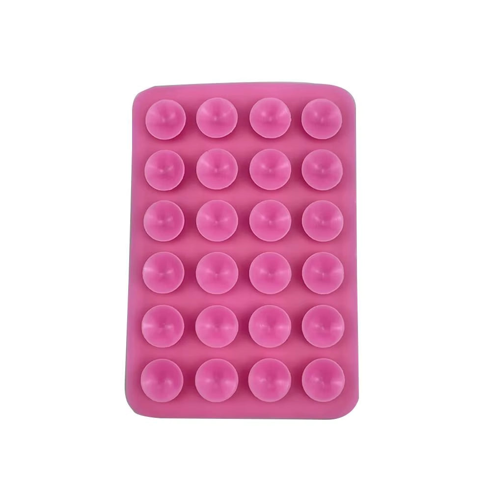 Double Side Silicone Suction Pad for Mobile Phone Fixture Suction Cup Backed Adhesive Silicone Rubber Sucker Pad