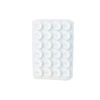 Double Side Silicone Suction Pad for Mobile Phone Fixture Suction Cup Backed Adhesive Silicone Rubber Sucker Pad