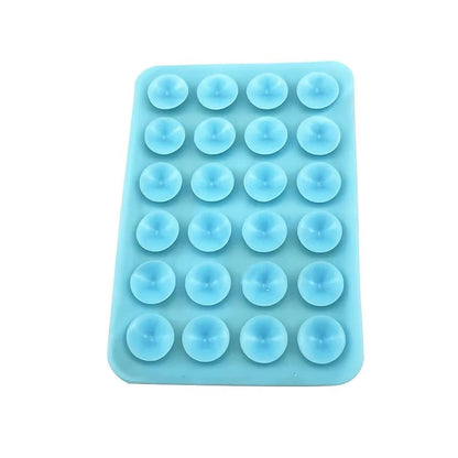 Double Side Silicone Suction Pad for Mobile Phone Fixture Suction Cup Backed Adhesive Silicone Rubber Sucker Pad