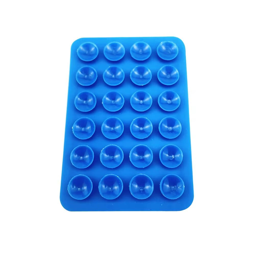 Double Side Silicone Suction Pad for Mobile Phone Fixture Suction Cup Backed Adhesive Silicone Rubber Sucker Pad